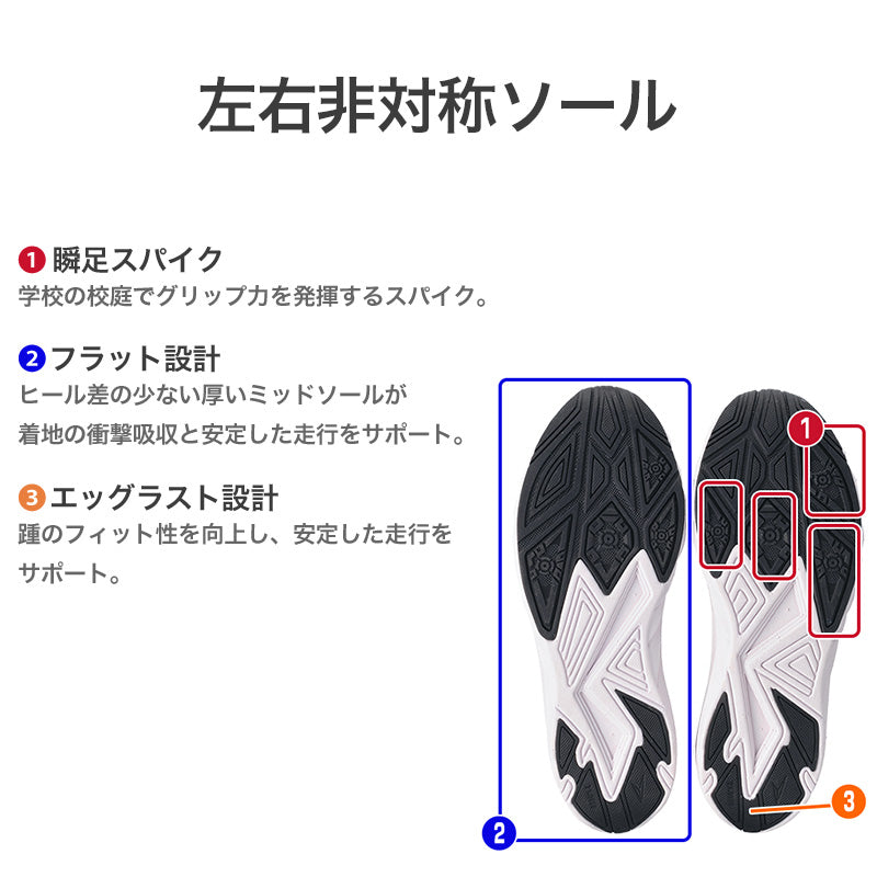 瞬足 キッズ スニーカー 撥水 女の子 女児 3E 16cm~22.5cm (ジュニア 子供 キッズ アキレス 学校 小学生 中学生 黒 むらさき 17cm 18cm 19cm 20cm 21cm 22cm) (送料無料) (在庫限り)