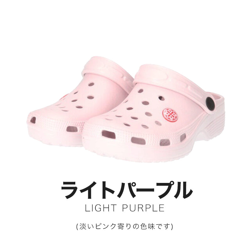 キッズ サボ サンダル スリッポン シューズ サボサンダル 穴あきサンダル 17cm~22cm 子供 靴 シャワーサンダル ジュニア こども 男の子 女の子 男児 女児 小学生 ビーチサンダル 海水浴 軽量 (取寄せ)