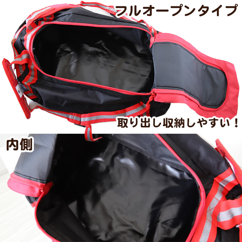 リュック ボストンバッグ 大容量 45L バックパック 2way 防災 W57×H27×D33cm 旅行 ウレタン 修学旅行 バッグ 宿泊 無地 チャック ウレタン素材 部活動 学生 黒 赤 レッド ブラック グレー (在庫限り)