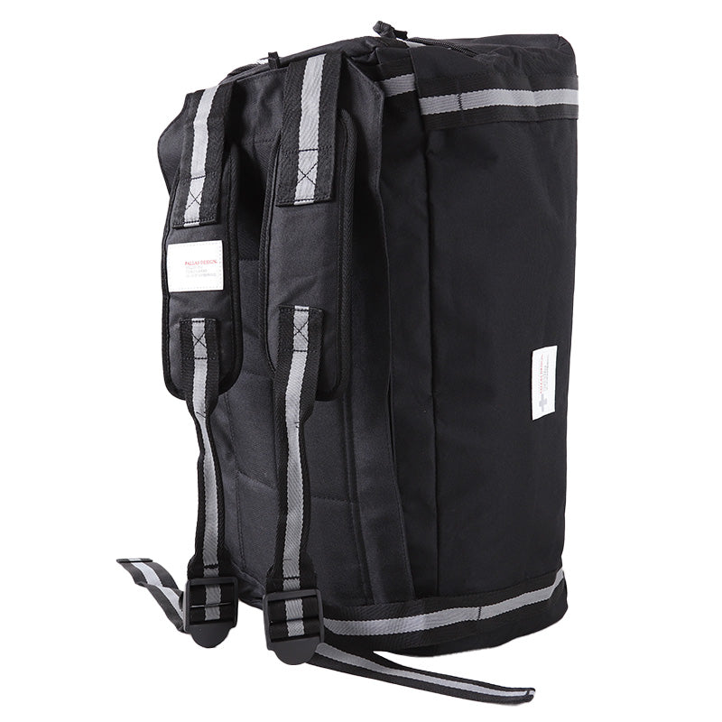 リュック ボストンバッグ 大容量 45L バックパック 2way 防災 W57×H27×D33cm 旅行 ウレタン 修学旅行 バッグ 宿泊 無地 チャック ウレタン素材 部活動 学生 黒 赤 レッド ブラック グレー (在庫限り)