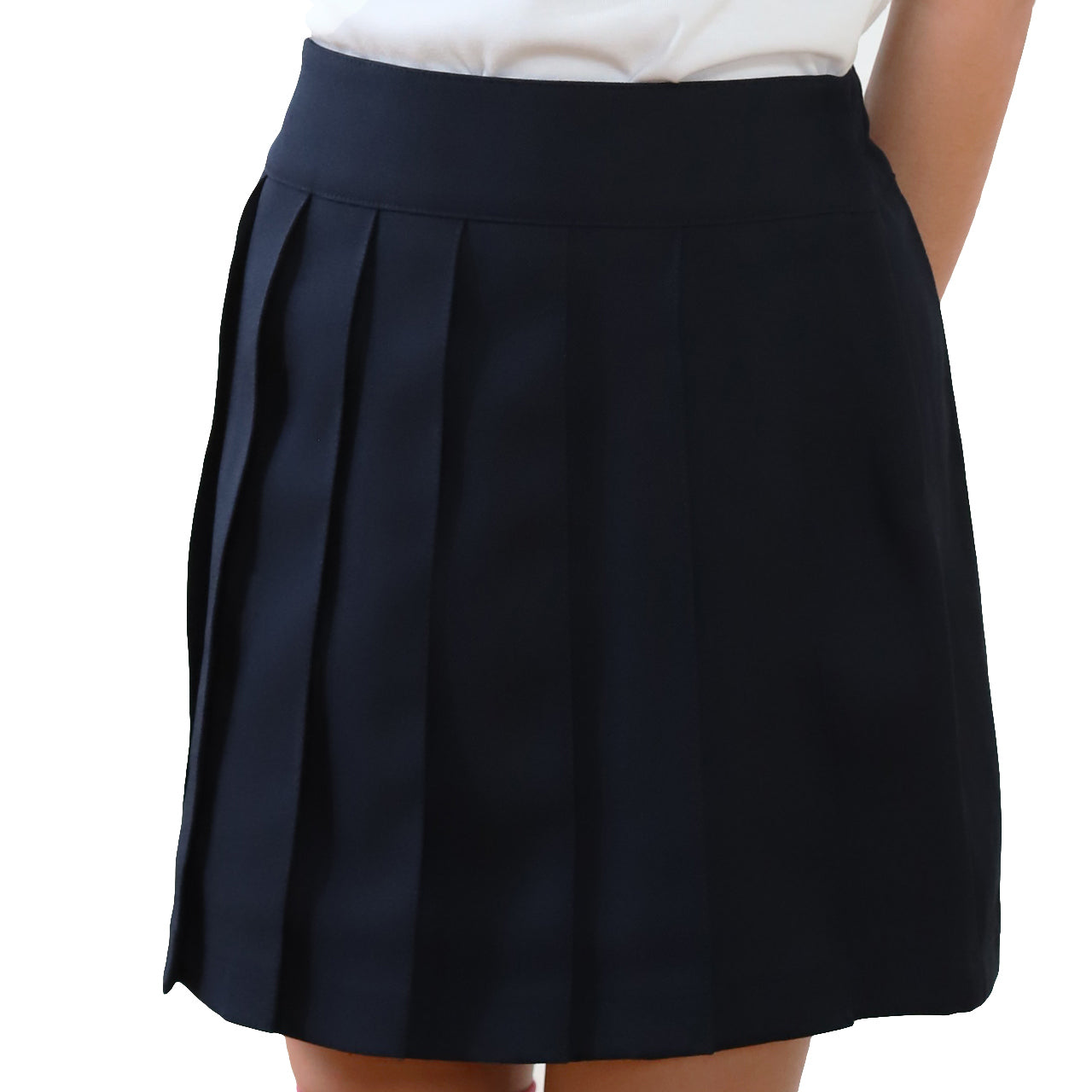 プリーツスカート 制服 スカート 女子 後ろゴム 丈やや短め 130cmA~170cmB 子供 無地 入園 入学 お受験 学校用 学生 通学 冠婚葬祭 130 140 150 160 170 子供服