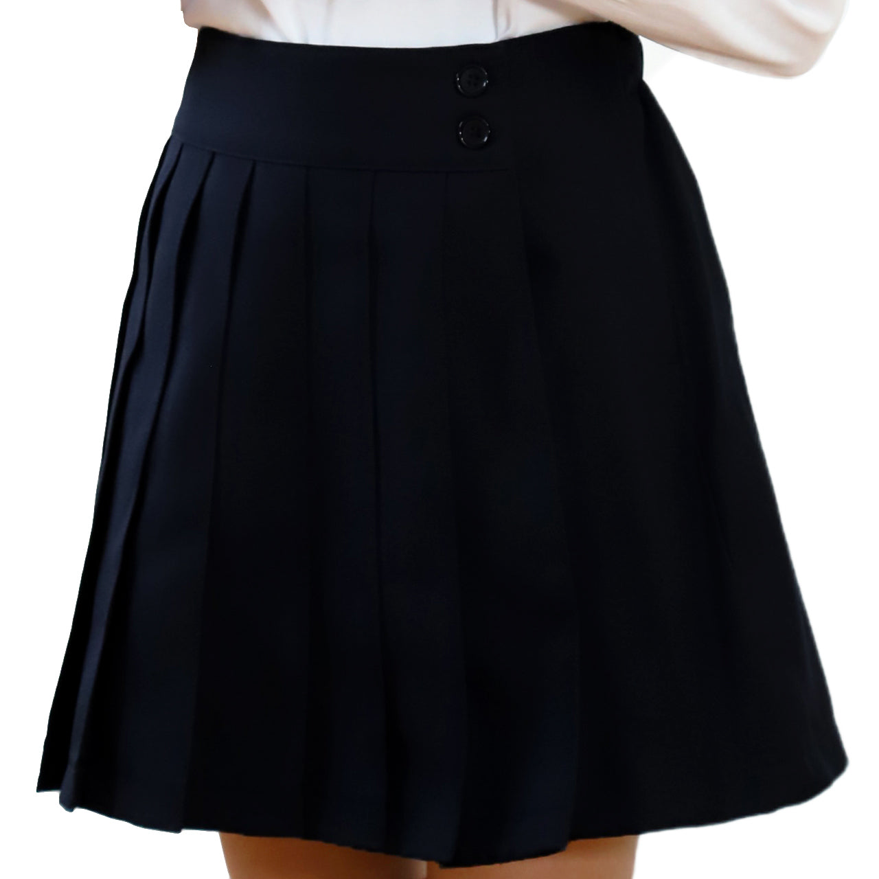 キュロットスカート 制服 プリーツスカート 学生服 女子 130cmA~170cmB (無地プリーツキュロット ユニフォーム 制服 入学 お受験 学校用 通学 冠婚葬祭)