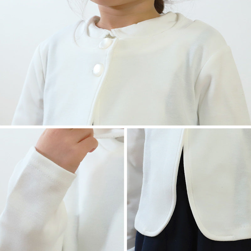 キッズ ボレロ フォーマル 女の子 ジャケット 110cm~130cm 入園 準備 入学 お受験 子供服 学校用 発表会 冠婚葬祭 女子 女児 スクール 110 120 130