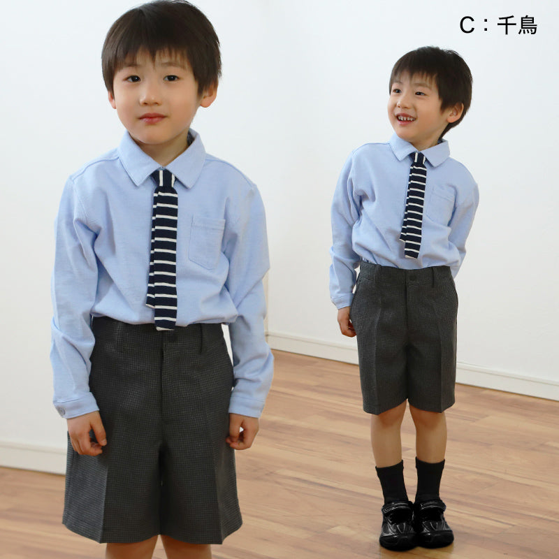 キッズ ハーフパンツ 男の子 制服 半ズボン フォーマル 100cm~170cm 子供 小学校 小学生 5分丈 男子 子供服 入園 入学式 卒業 お受験 100 110 120 130 140 150 160 170 柄 男児