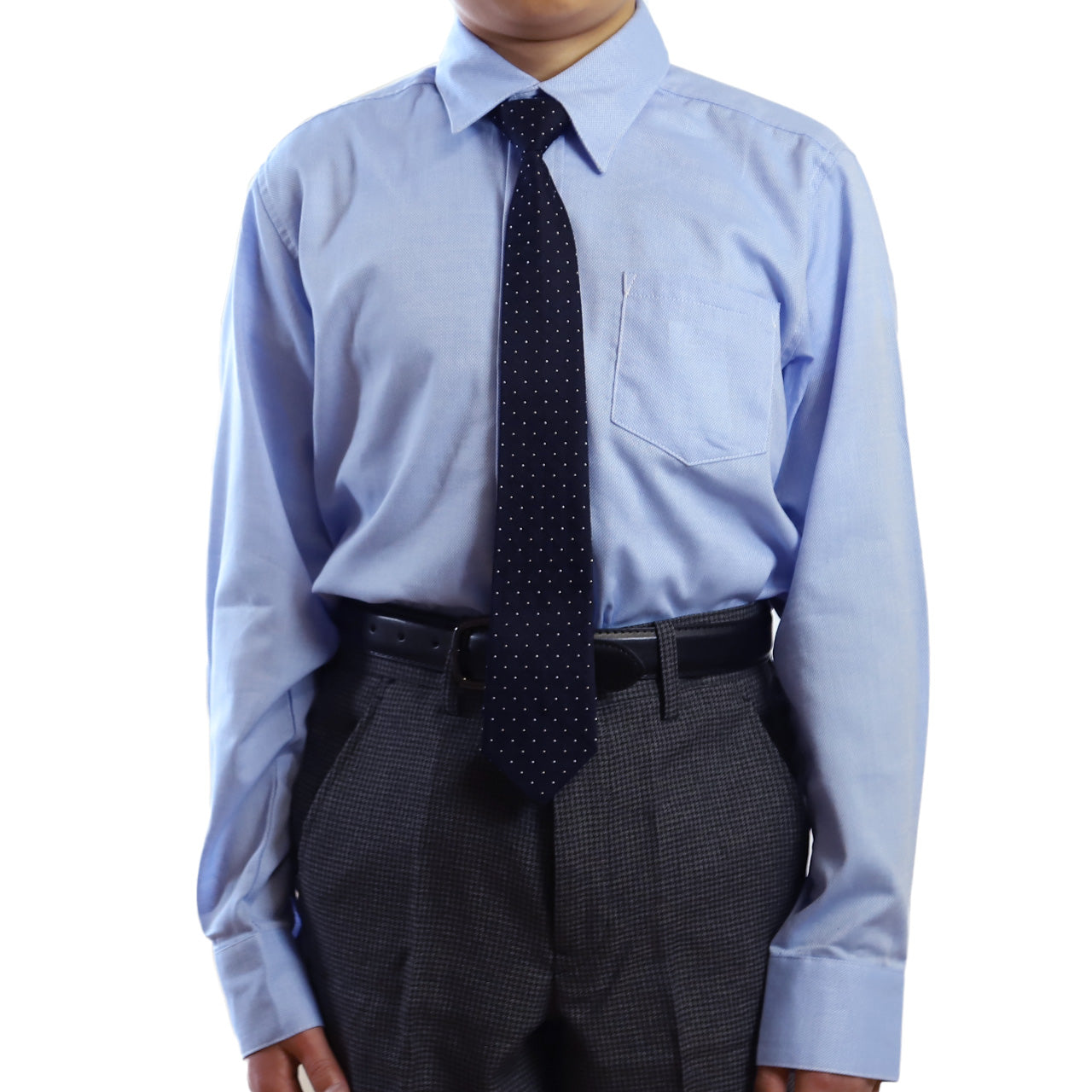 子供 男の子 長袖 シャツ フォーマル 制服 レギュラーカラー ネクタイ付き 140cm~170cm キッズ ジュニア 卒業式 入学式 慶事 発表会 スクール 小学生 子供服