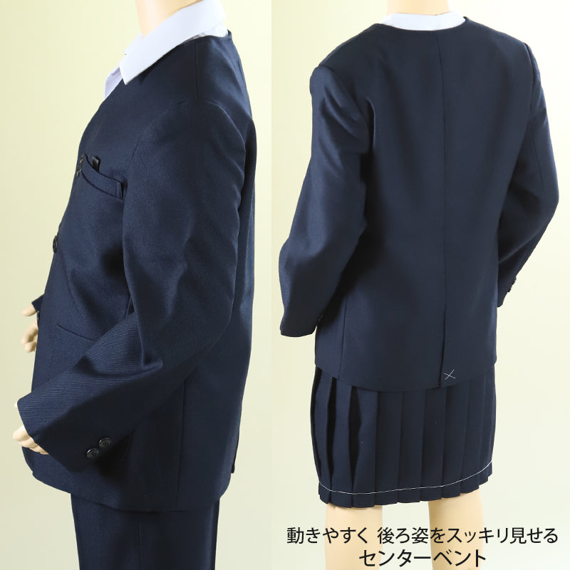 小学校 小学生 制服 上着 イートン シングル 男子 女子 撥水 洗える 120cm~170cm 学生服 ジャケット 上衣 男の子 女の子 男女兼用 抗菌防臭 120 130 140 150 160 170 紺 (送料無料)