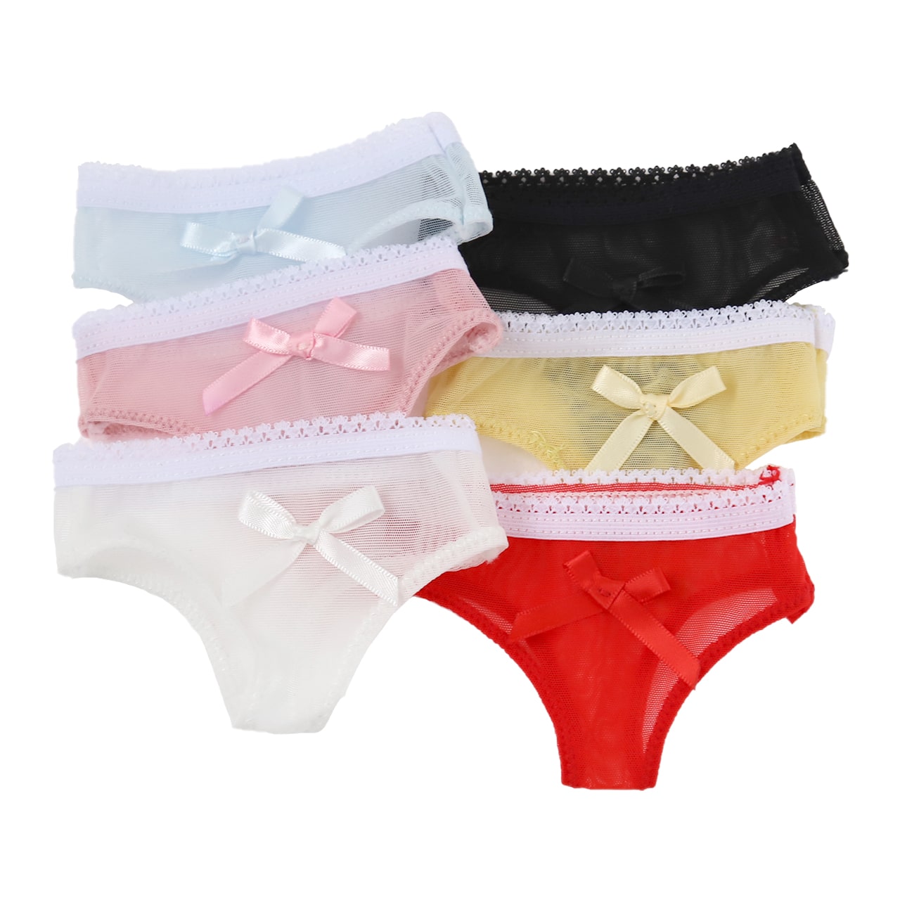 桃専用パンティ 桃パン 6枚組 フリーサイズ (桃パンツ 桃ショーツ ももパン ももぱん ギフト 宴会 ネタ おもしろ プレゼント アソート ランダム) (在庫限り)