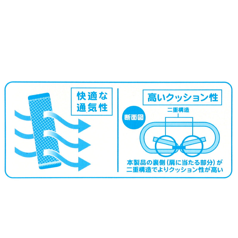 ランドセル 肩パッド 反射材 痛くない 横幅約5cm 肩痛対策 通気性 汗 クッション 日本製 シンプル 男の子 女の子 小学生 夜道 安全 夏場 蒸れ対策 洗える フィット感 軽量 長時間着用 姿勢矯正