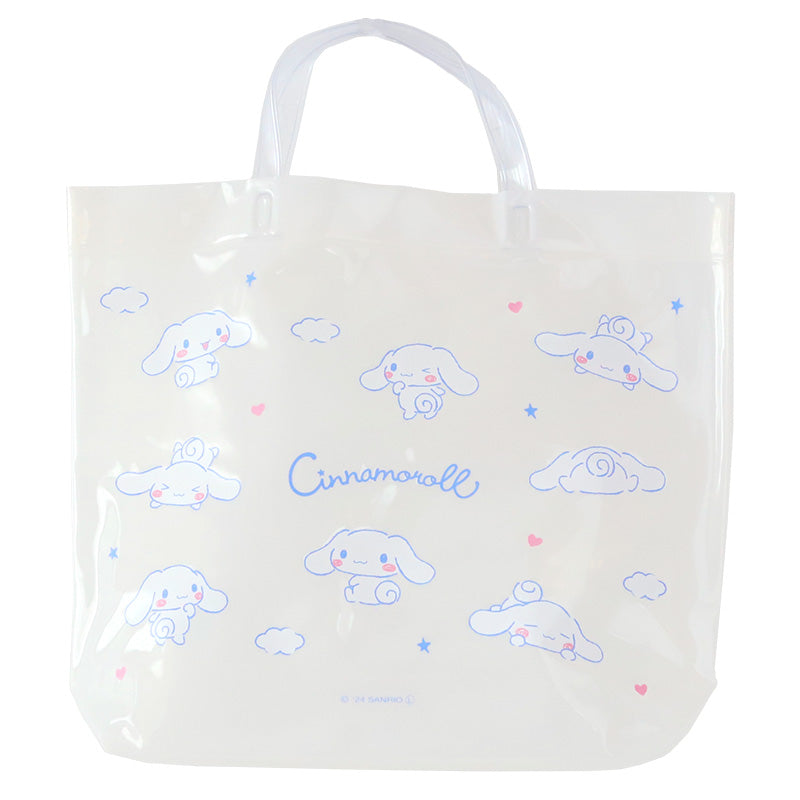 プールバッグ 手提げバッグ キティ マイメロ クロミ シナモン 約36×29×10cm ビーチバッグ ビニールバッグ スイムバッグ ショルダー 子供 水泳 水着入れ スポーツ サブバッグ (在庫限り)