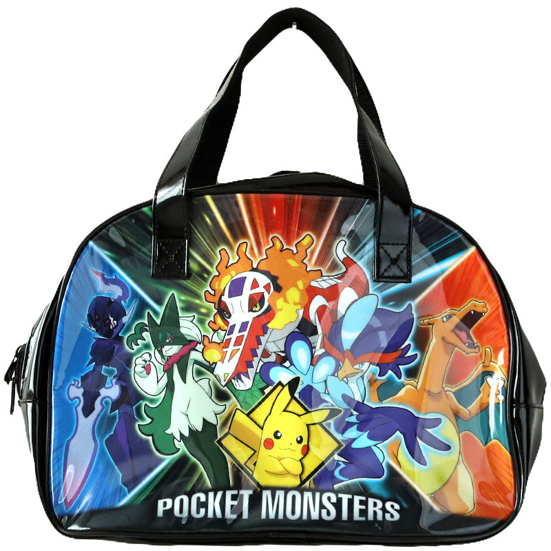 ポケットモンスター プールバッグ 手提げバッグ ポケモン ピカチュウ ニャオハ 約32×23×10cm スイムバッグ ボストンバッグ 子供 水泳 水着入れ スポーツ サブバッグ ボストン (在庫限り)