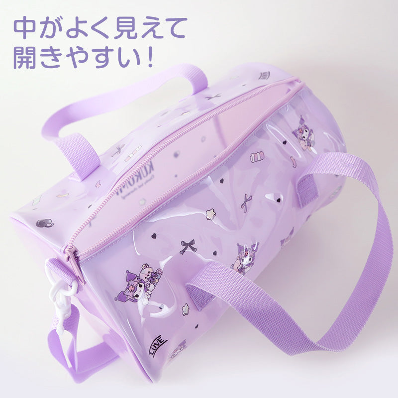 水泳バッグ ショルダー サンリオ プールバッグ クロミ シナモロール 約31×20.5×20.5cm スイムバッグ ドラムバッグ 子供 水泳 水着入れ スポーツ サブバッグ ロールボストン (在庫限り)