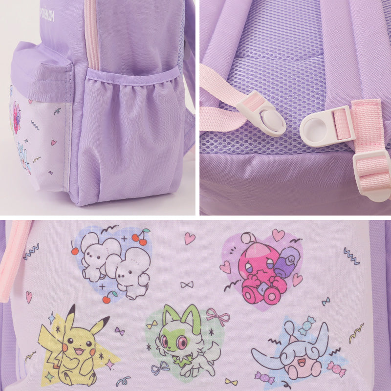 ポケモン リュック 子供 キッズ 男の子 女の子 ピカチュウ 約22×33×13cm かわいい 小学生 低学年 小学校 学童 おしゃれ 軽量 リュックサック 遠足 バッグ ポケットモンスター (送料無料)