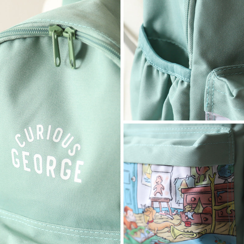 おさるのジョージ リュック 子供 キッズ 男の子 女の子 約22×33×13cm かわいい 小学生 低学年 小学校 学童 おしゃれ 軽量 リュックサック 遠足 バッグ (送料無料)