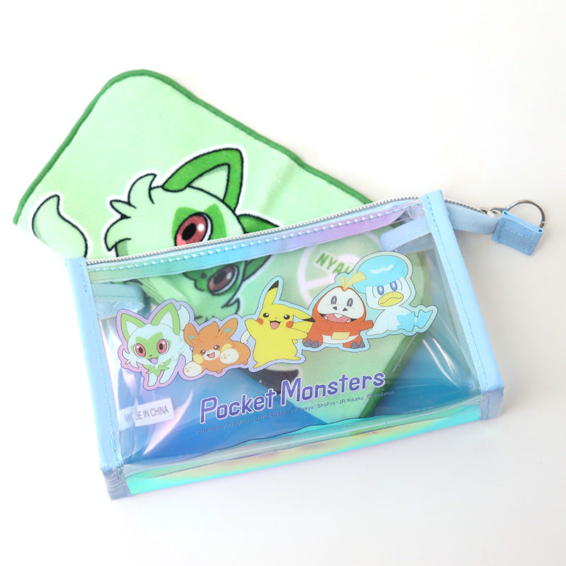 オーロラ ポーチ ポケモン キャラクター 透明 約190×120×60mm クリアポーチ 小物入れ ポーチ おしゃれ コスメ入れ 化粧ポーチ 自立 ペン入れ ペンケース 文房具 収納 持ち運び 男の子 女の子 プレゼント (在庫限り)