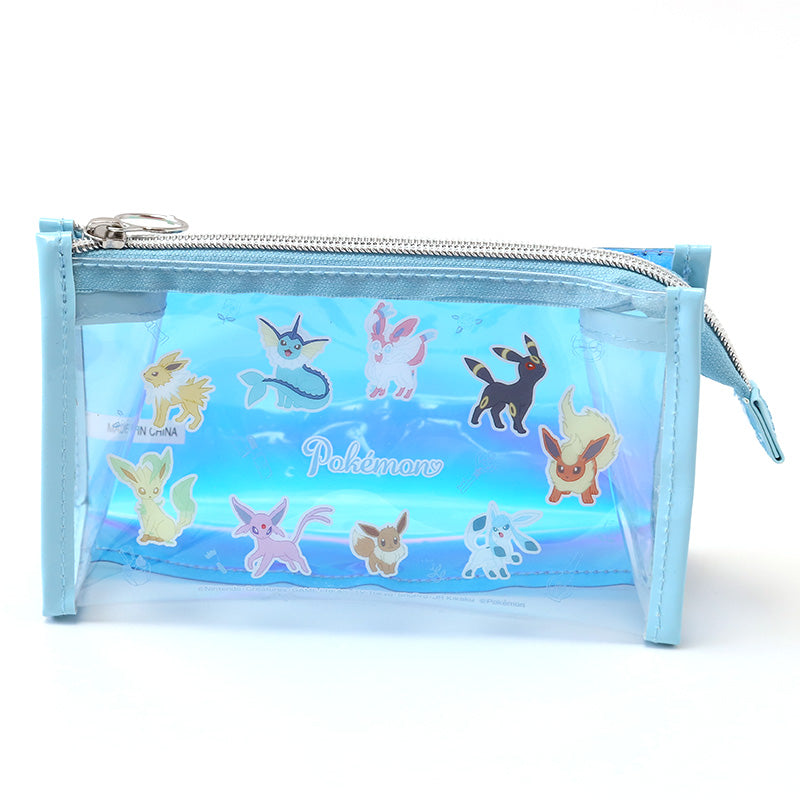 オーロラ ポーチ ポケモン キャラクター 透明 約190×120×60mm クリアポーチ 小物入れ ポーチ おしゃれ コスメ入れ 化粧ポーチ 自立 ペン入れ ペンケース 文房具 収納 持ち運び 男の子 女の子 プレゼント (在庫限り)