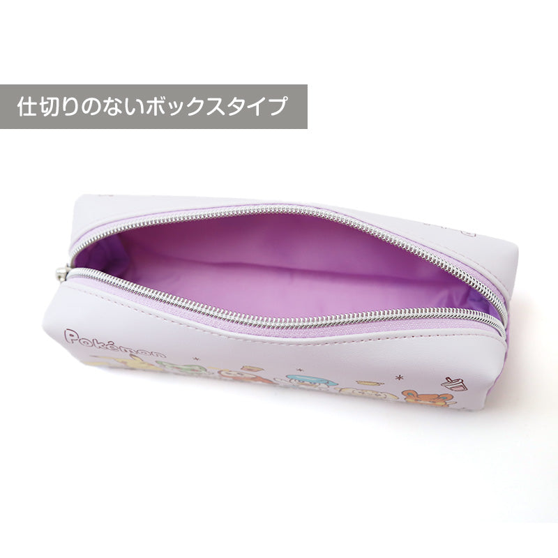 ポーチ スクエアポーチ ポケモン キャラクター 約185×60×55mm 小物入れ ポーチ おしゃれ コスメ入れ 化粧ポーチ 自立 ペン入れ ペンケース 文房具 ミニ財布 小銭入れ 収納 持ち運び 男の子 女の子 プレゼント (在庫限り)