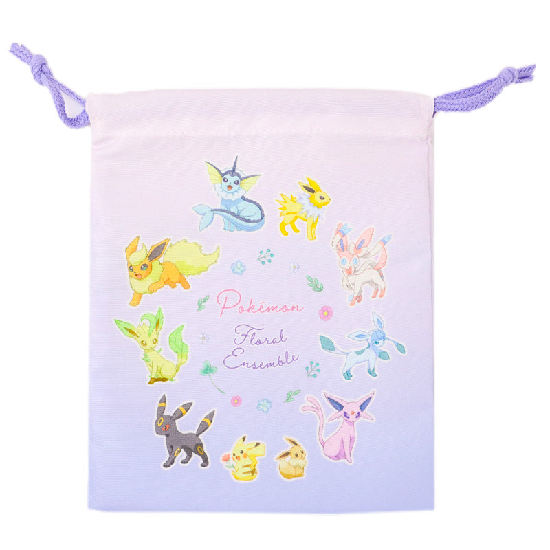 ポケモン 巾着 巾着袋 ポケットモンスター キッズ コップ袋 給食袋 コップ入れ 約18×22cm キャラクター 男の子 女の子 入園準備 入学準備 小学生 幼稚園