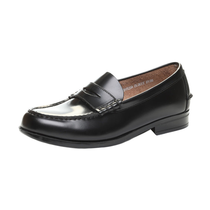 ローファー 本革 男子 メンズ 学生靴 通学靴 通学履き 外履き スクールシューズ 21.5cm~30cm ムーンスター moonstar 学校 中学校 高校 ジュニア 靴 黒 3E 冠婚葬祭 (送料無料) (取寄せ)