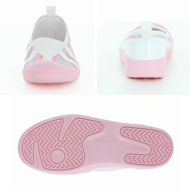 上履き 内履き 上靴 子供靴 ムーンスター 15cm~24cm moonstar 保育園 幼稚園 小学校 内ズック キッズ 学校 入園 入学 かわいい パステル (取寄せ)