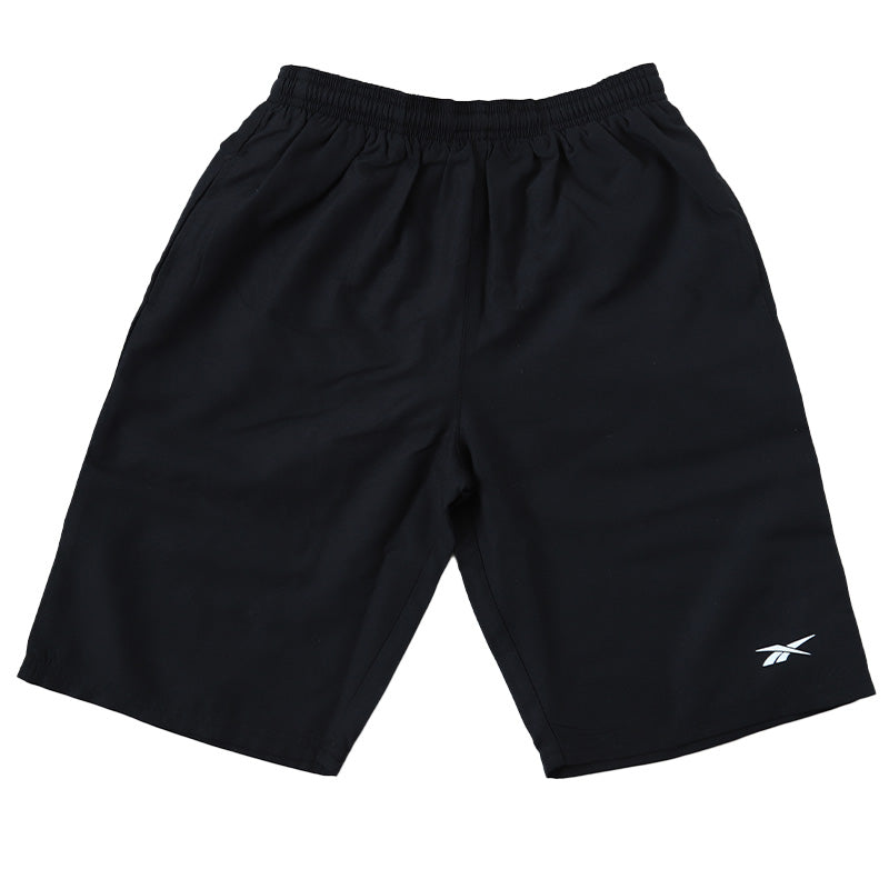 スクール水着 男の子 サーフパンツ キッズ シンプル Reebok 130cm~170cm ミドル丈 水泳 海 プール 男児 男子 ジュニア 海パン 黒 紺 (在庫限り)