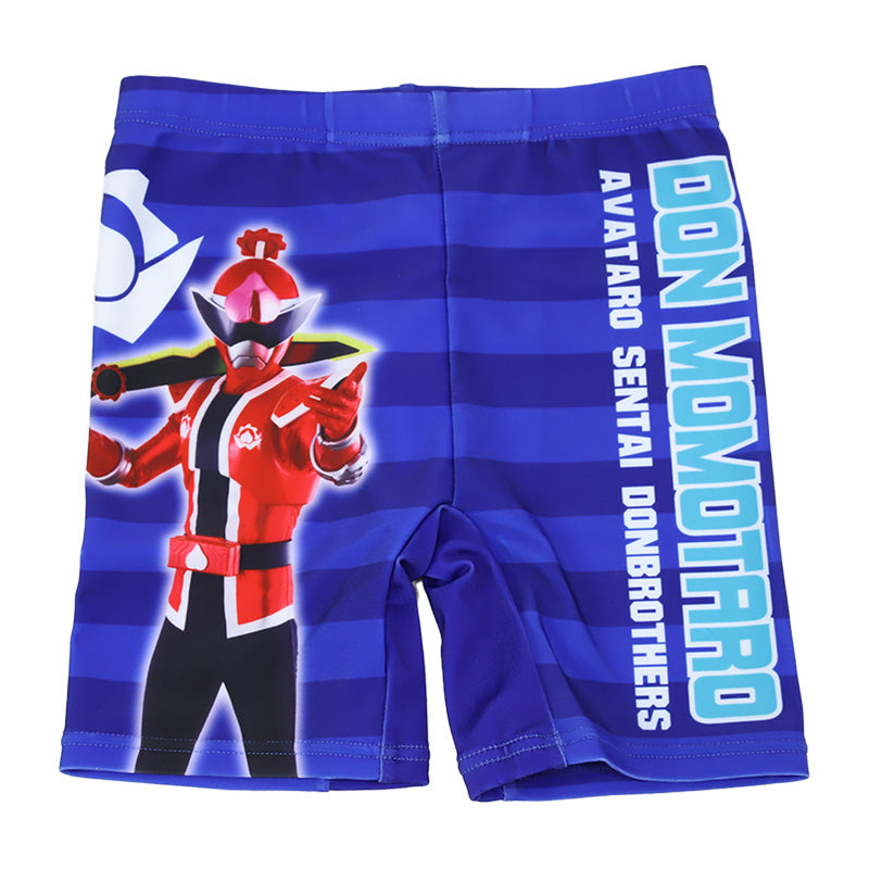 ドンブラザーズ 海水パンツ キッズ 海パン 100cm~120cm 子供 水着 男の子 子ども 100 110 120 戦隊ヒーロー 水泳 プール (在庫限り)