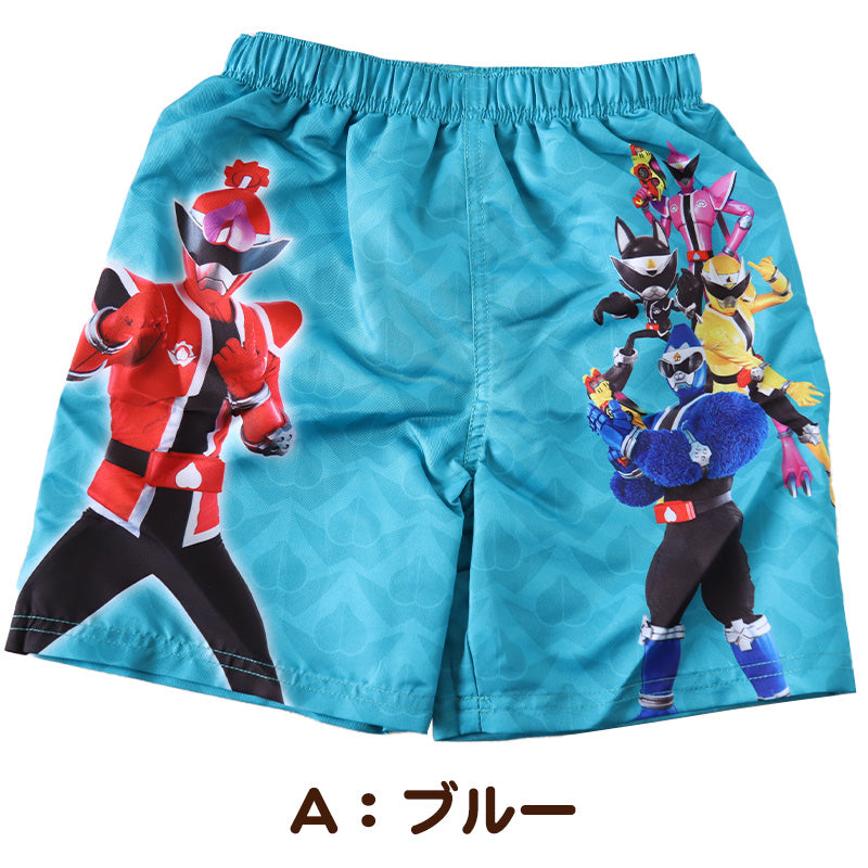 ドンブラザーズ サーフパンツ 子供 水着 男の子 海水パンツ 海パン 100~120cm 子ども キッズ 100 110 120 戦隊ヒーロー 暴太郎戦隊ドンブラザーズ ドンモモタロウ 水泳 プール (在庫限り)
