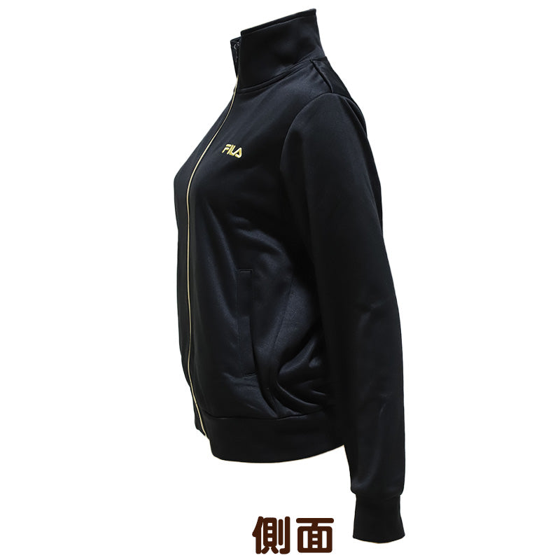 ジャージ 裏起毛 レディース FILA フィラ M~LL ( スポーツウエア 裏起毛 運動着 M L LL 女性 普通 トラックジャケット ブラック ネイビー グレー 冬 暖かい) (在庫限り)