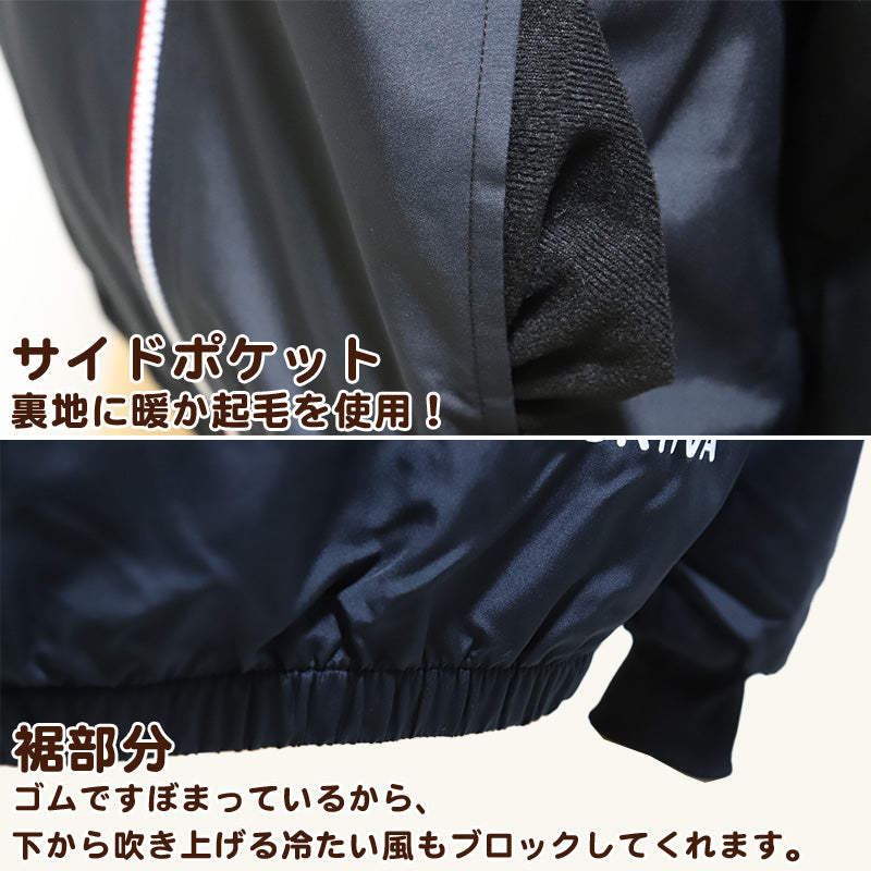 ウインドブレーカー 裏 フリース FILA M L LL ジップアップ フルジップ フリース レディース ネイビー ブラック グレー FILA フィラ (送料無料) (在庫限り)