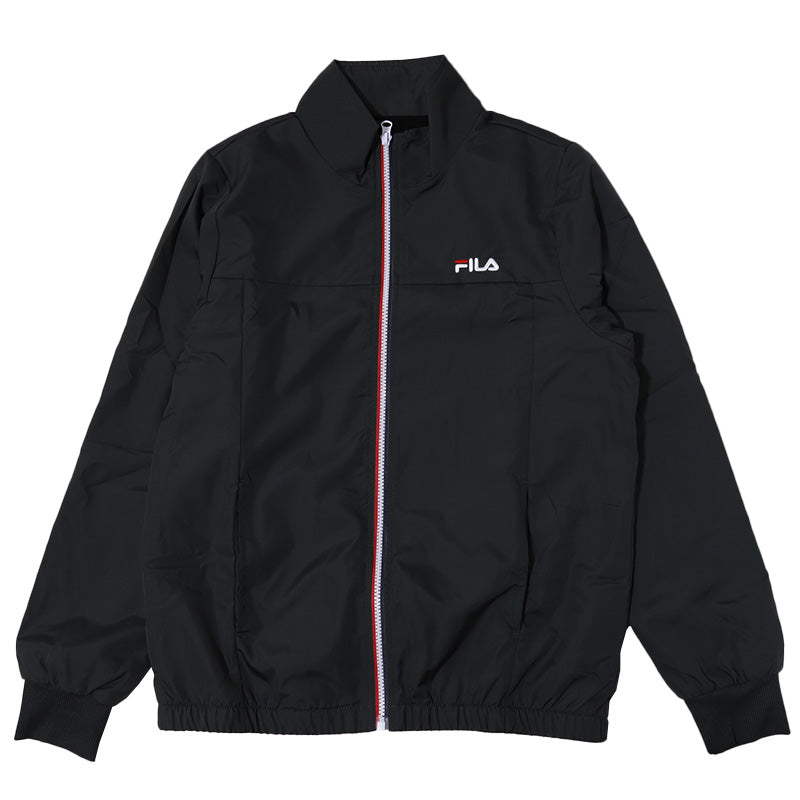 ウインドブレーカー 裏 フリース FILA M L LL ジップアップ フルジップ フリース レディース ネイビー ブラック グレー FILA フィラ (送料無料) (在庫限り)