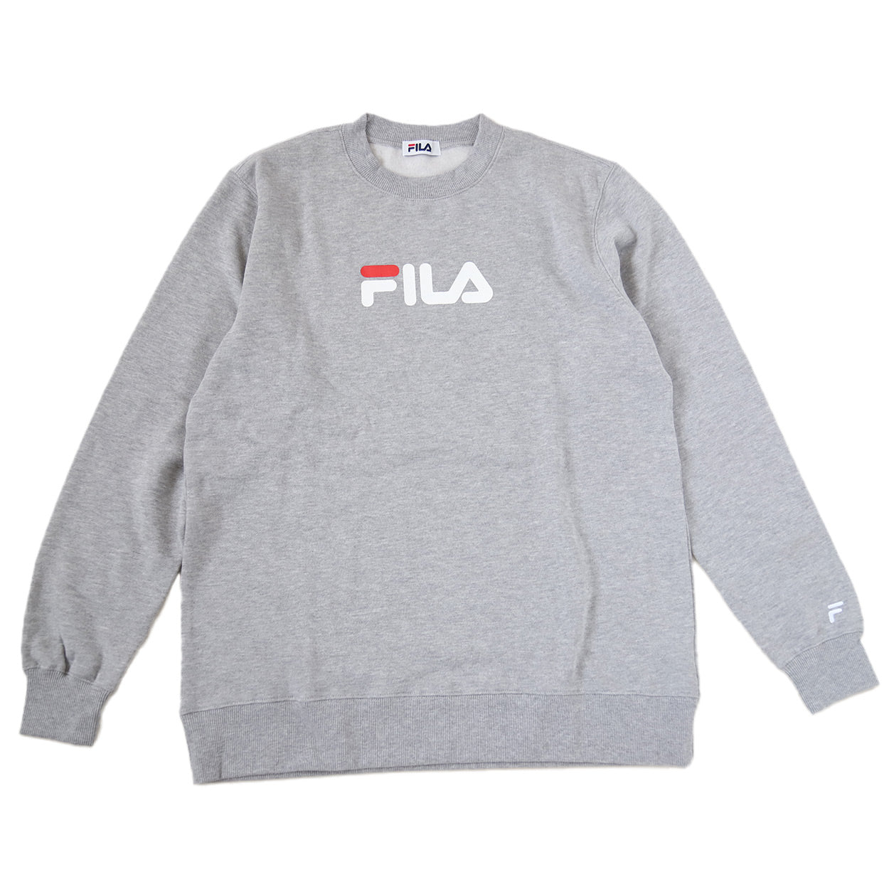 メンズ トレーナー 裏起毛 スウェット シャツ 冬 長袖 FILA フィラ M~LL トップス 男性 冬服 暖かい あったか ロゴ レディース オーバーサイズ
