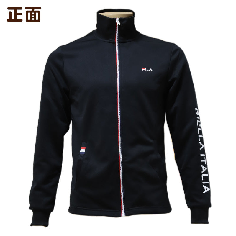 ジャージ メンズ 裏起毛 上 FILA M L LL ( アウター トップス 上 トラックジャケット ジップアップ フルジップ スポーツ ウエア 男性 FILA フィラ 紫外線 ) (在庫限り)