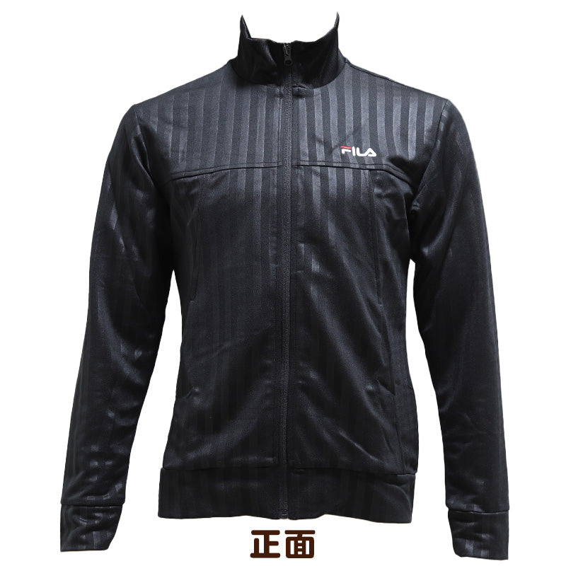 FILA メンズ ジャージ ジャケット M~LL アウター トップス 上 ジップアップ フルジップ スポーツ ウエア 男性 フィラ トラックジャケット 紫外線 M L LL (在庫限り)