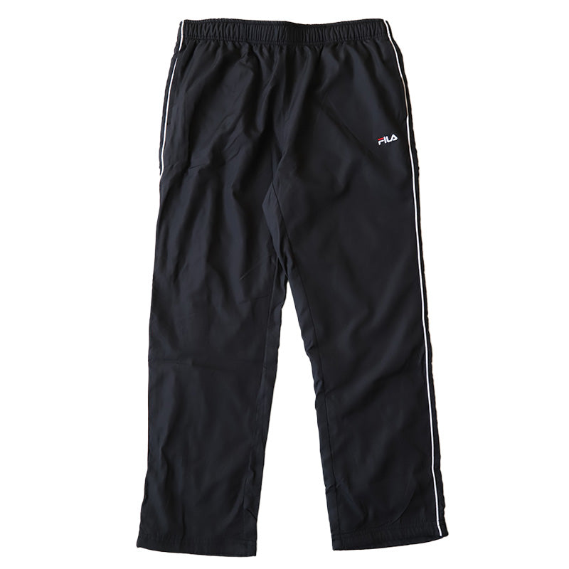 ロングパンツ FILA 裏トリコット M L LL ( ジャージロングパンツ 裏起毛 スポーツウェア ズボン パンツ FILA 運動 暖かい 冬 裏地 紫外線 ブラック チャコール ネイビー トリコット ) (在庫限り)