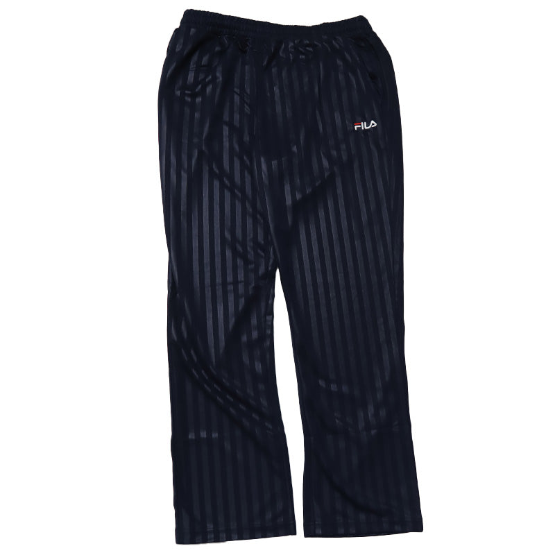 ベーシック ジャージ メンズ パンツ FILA フィラ M~LL ( ジャージロングパンツ スタンダード スポーツウエア ズボン 運動着 春 夏 秋 冬 紫外線 ブラック グレー ネイビー M L LL ) (在庫限り)