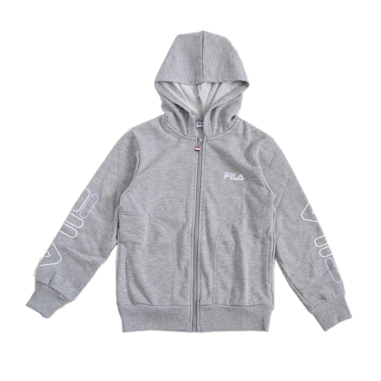 FILA KIDS ジップパーカー 130cm~160cm フード 子供 子ども 長袖 薄手 130 140 150 160 ジップアップ (送料無料) (在庫限り)