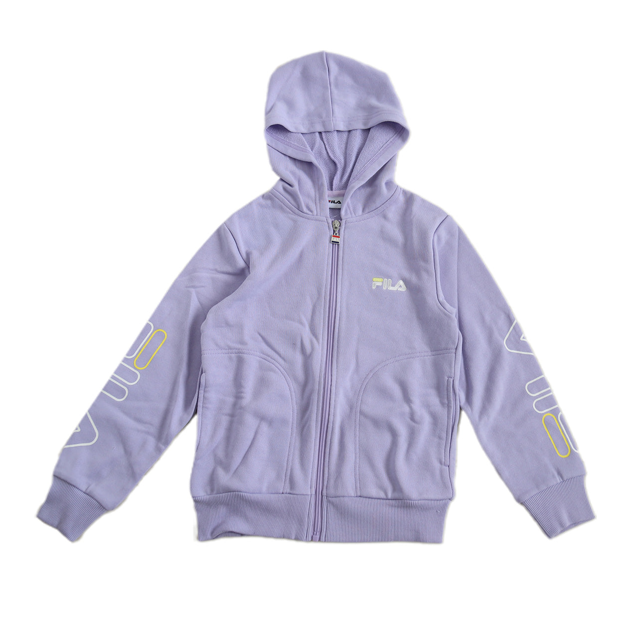FILA KIDS ジップパーカー 130cm~160cm フード 子供 子ども 長袖 薄手 130 140 150 160 ジップアップ (送料無料) (在庫限り)