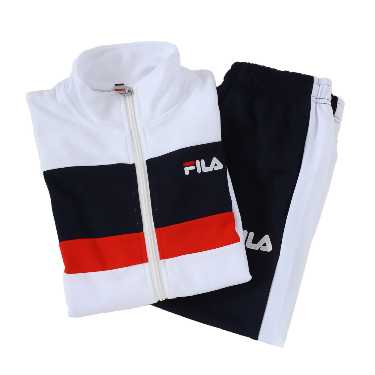 ジャージ ジュニア 上下 子供 FILA 女の子 キッズ 130cm~160cm (セット 子供 フィラ トレーニングウェア スポーツ パープル 黒 紺) (送料無料)