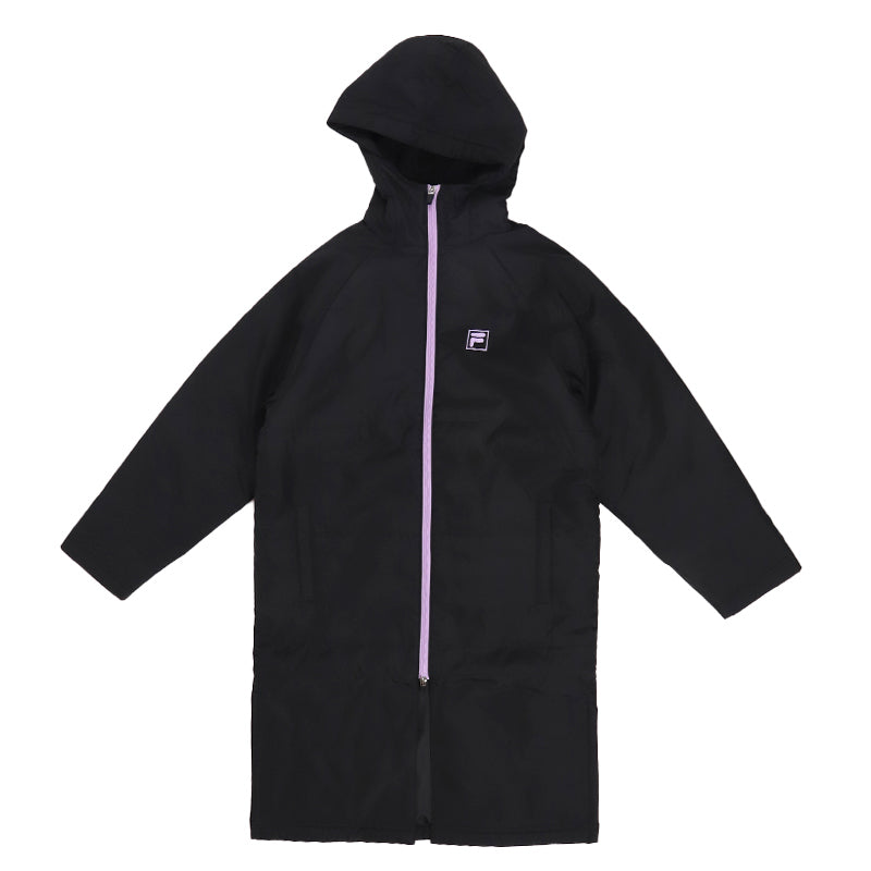FILA ベンチコート キッズ ジュニア 裏ボア 裏起毛 130~160cm 子供 アウター コート 子供服 冬服 男の子 女の子 子ども フード付き サッカー スポーツ 保温 防寒 暖かい 防寒着 130 140 150 160 フィラ (送料無料) (在庫限り)