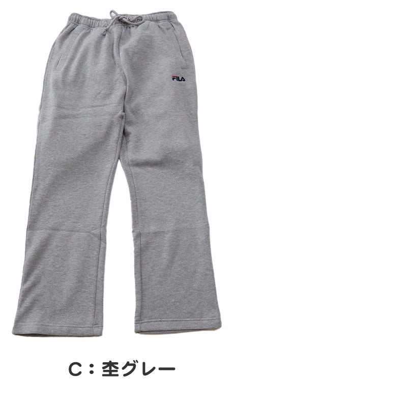 レディース スウェット パンツ ズボン 裏起毛 FILA フィラ ボトムス 冬 M L LL ロングパンツ スエット スポーツウェア 長ズボン 運動 暖かい 伸縮性 (在庫限り)