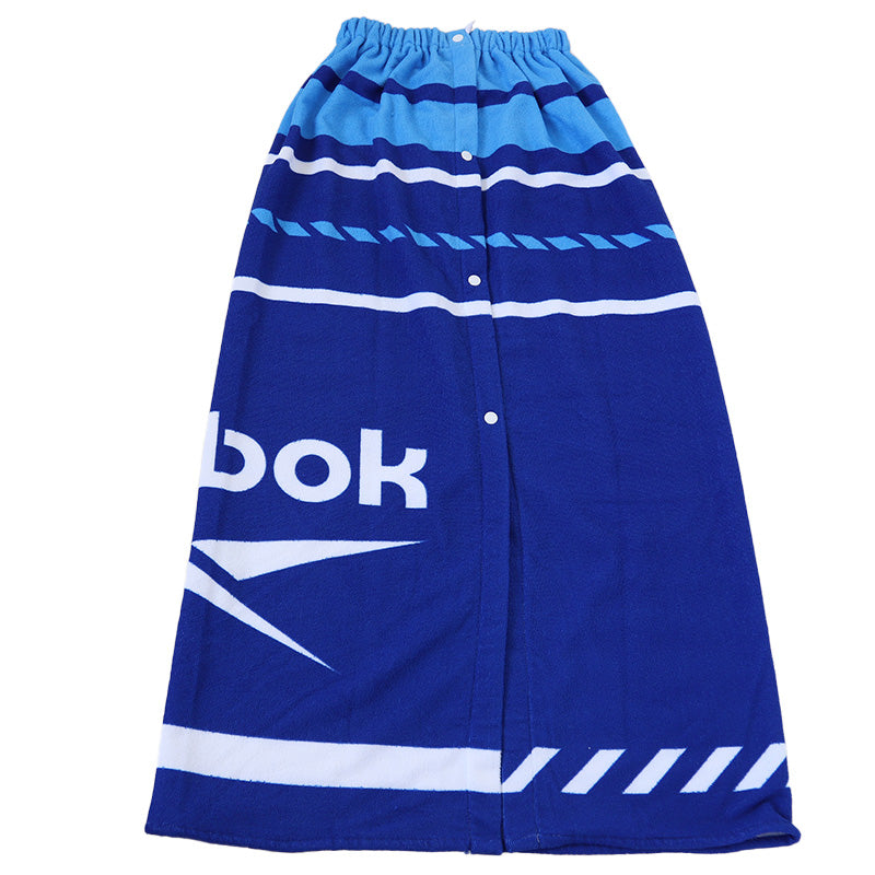 ラップタオル 100cm 巻きタオル キッズ 男の子 男子 プール タオル Reebok 100cm丈 ビーチタオル バスタオル 小学生 水泳 子供 ジュニア 吸水