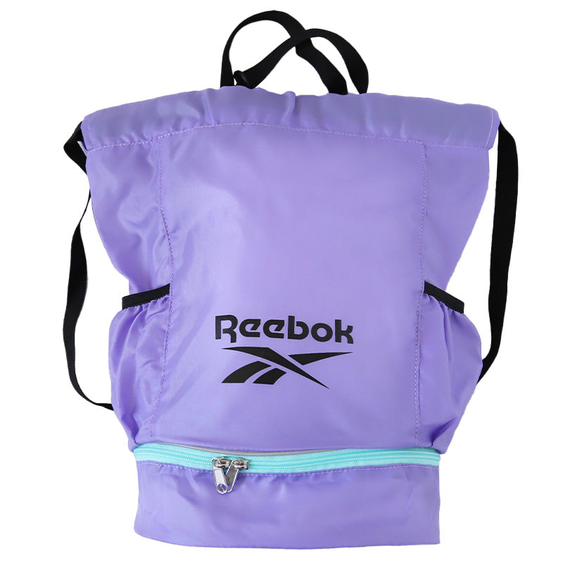 プールバッグ プールバック キッズ 男の子 女の子 子供 ナップサック Reebok 2重底 フリーサイズ 2層 中学生 小学生 小学校 水着 シンプル ボンサック 大容量 水泳 (在庫限り)