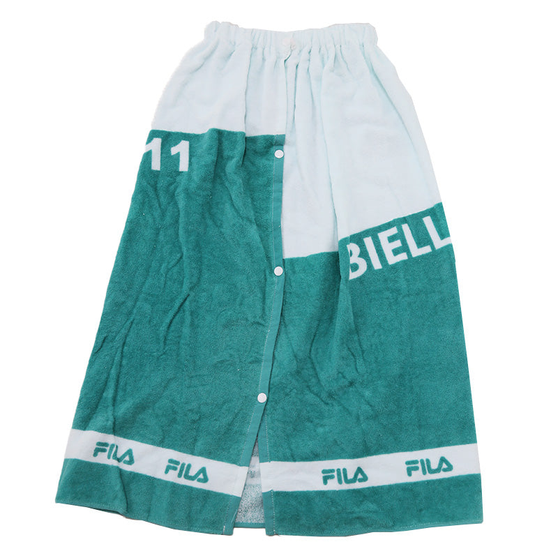 プールタオル ラップタオル 男の子 女の子 まきまきタオル 綿100% FILA 80cm 80 ビーチタオル バスタオル 小学生 プール 水泳 男子 キッズ 子供 ジュニア 吸水 (在庫限り)