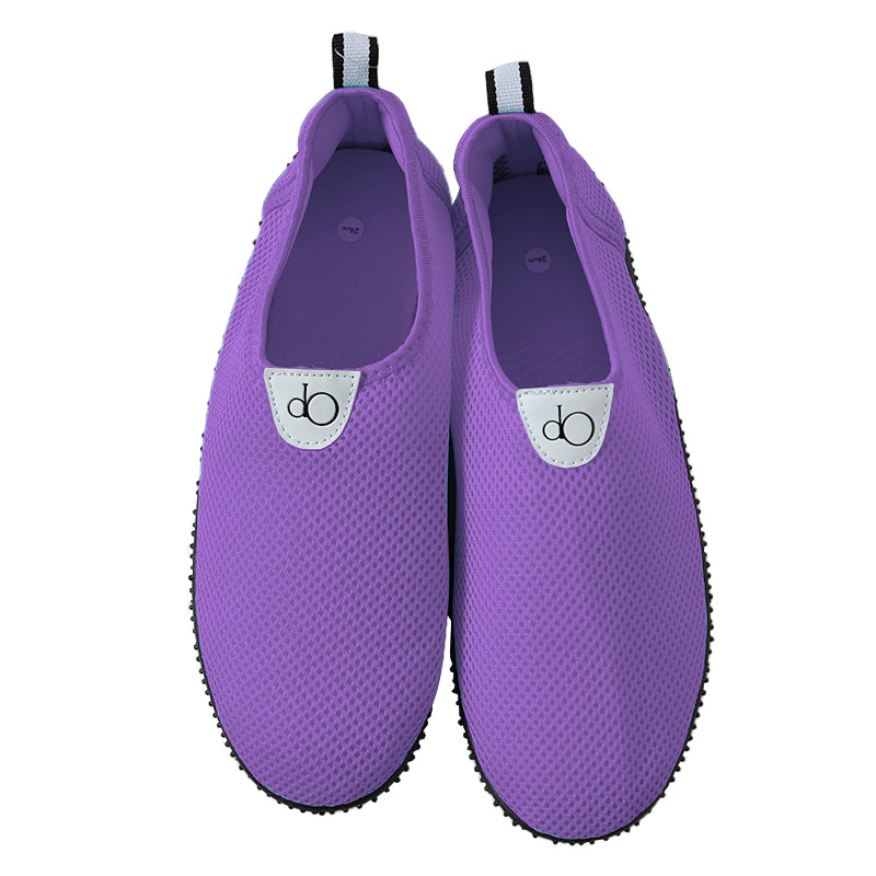 マリン シューズ メッシュ キッズ ジュニア アクア 18 19 20 21 22 23 24cm (シュノーケリング レジャー 子ども 海水浴 水陸両用 シンプル 紺 黄 紫 ビーチ 海) (在庫限り)