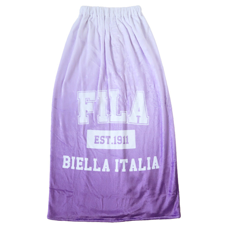 ラップタオル 巻きタオル FILA グラデーション 柄 96cm丈 ビーチタオル バスタオル 小学生 プール 水泳 女の子 女子 キッズ 子供 ジュニア 吸水