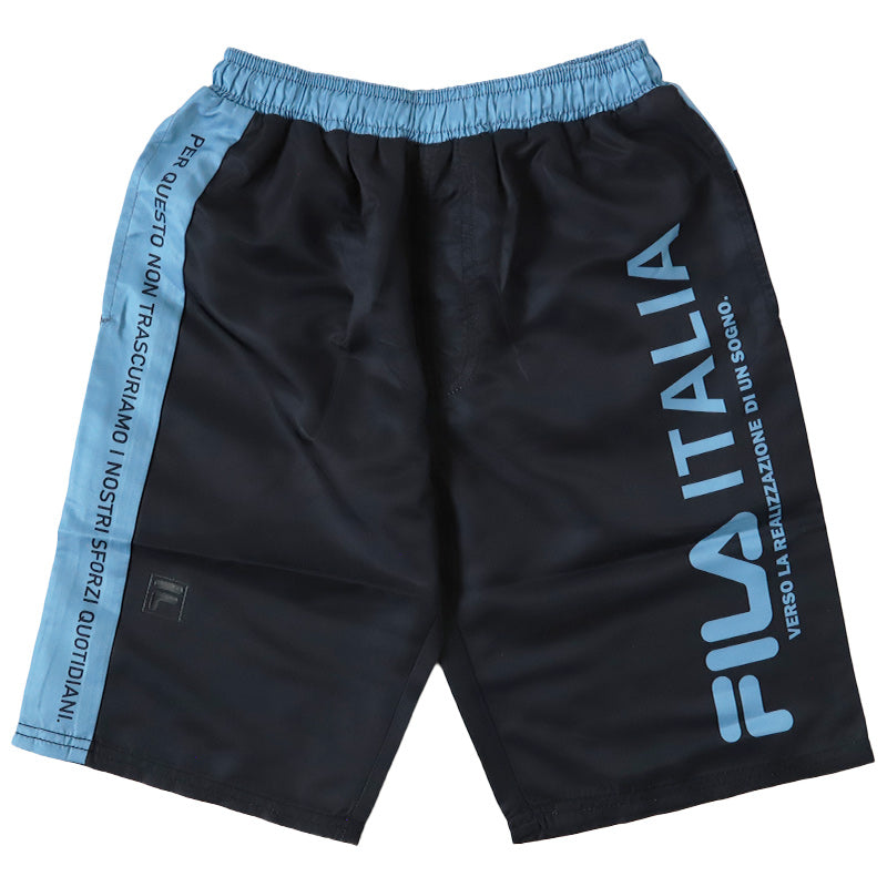 スクール水着 男の子 サーフパンツ キッズ シンプル FILA 130 140 150 160 170 ミドル丈 水泳 海 プール 男児 男子 ジュニア 海パン 子ども 小学校 水泳