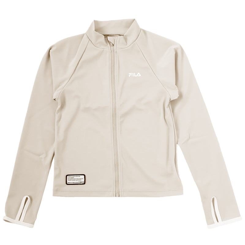 ラッシュガード 子供 女子 ジュニア キッズ FILA 長袖 130 140 150 160 170 フィラ スクール 水着 女の子 スク水 プール 紫外線対策 uvカット 水泳 学校 (送料無料) (在庫限り)