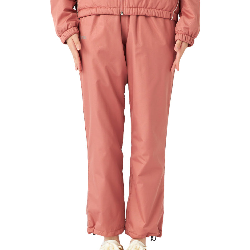 レディース 裏フリース ウィンドパンツ パンツ ズボン Kappa カッパ ボトムス M L LL ロングパンツ 秋冬 春 スエット スポーツウェア 長ズボン 運動 暖かい