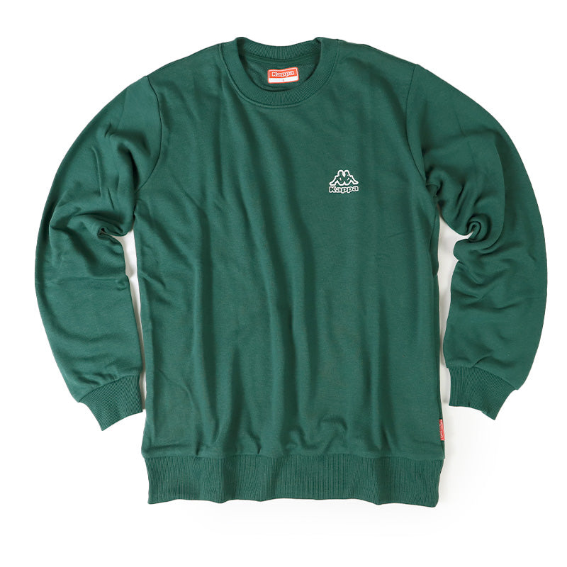 Kappa メンズ トレーナー クルーネック スウェット 裏毛 カッパ トップス M L LL 男性 男子 長袖 スポーツウェア トップス 運動 秋冬 春 暖かい 紫外線