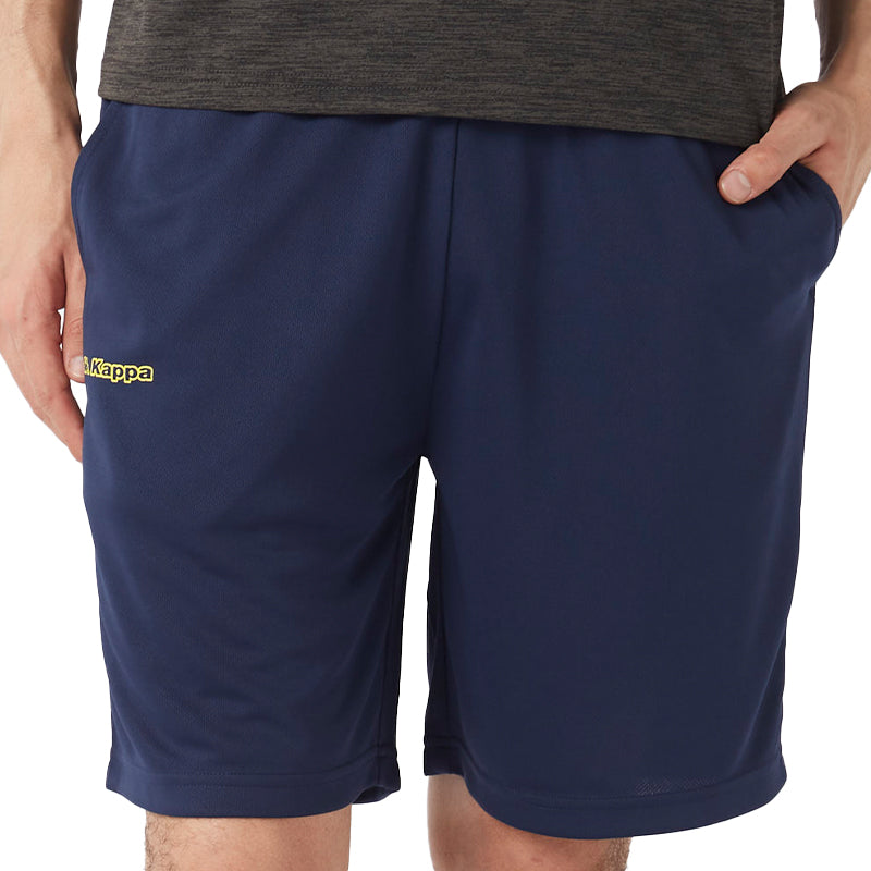 Kappa ハーフパンツ メンズ スポーツパンツ トレーニングパンツ ソフトメッシュ ショートパンツ 短パン UVカット 吸水速乾 軽量 M L LL 通気性 夏パンツ スポーツウェア ランニング ジム トレーニング 部屋着 ルームウェア ワンポイント ロゴ ブランド シンプル 男性用