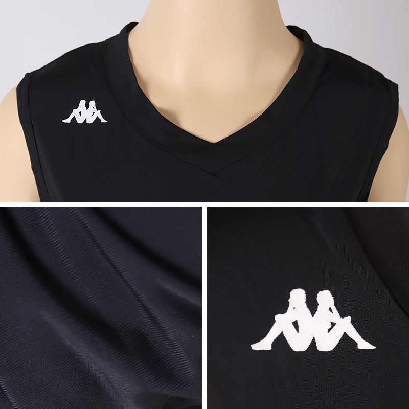 キッズ スポーツ ノースリーブ ストレッチ 涼感 UVカット 130~170cm 子供 子ども 女の子 男の子 ジュニア インナー 黒 スポーツインナー